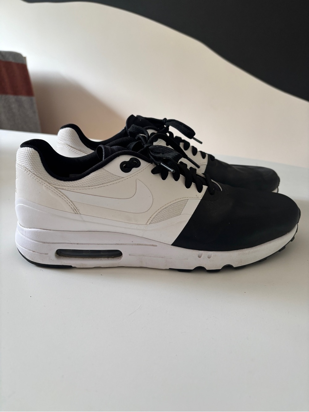 Nike Black and White Low-Top Air Max Sneakers